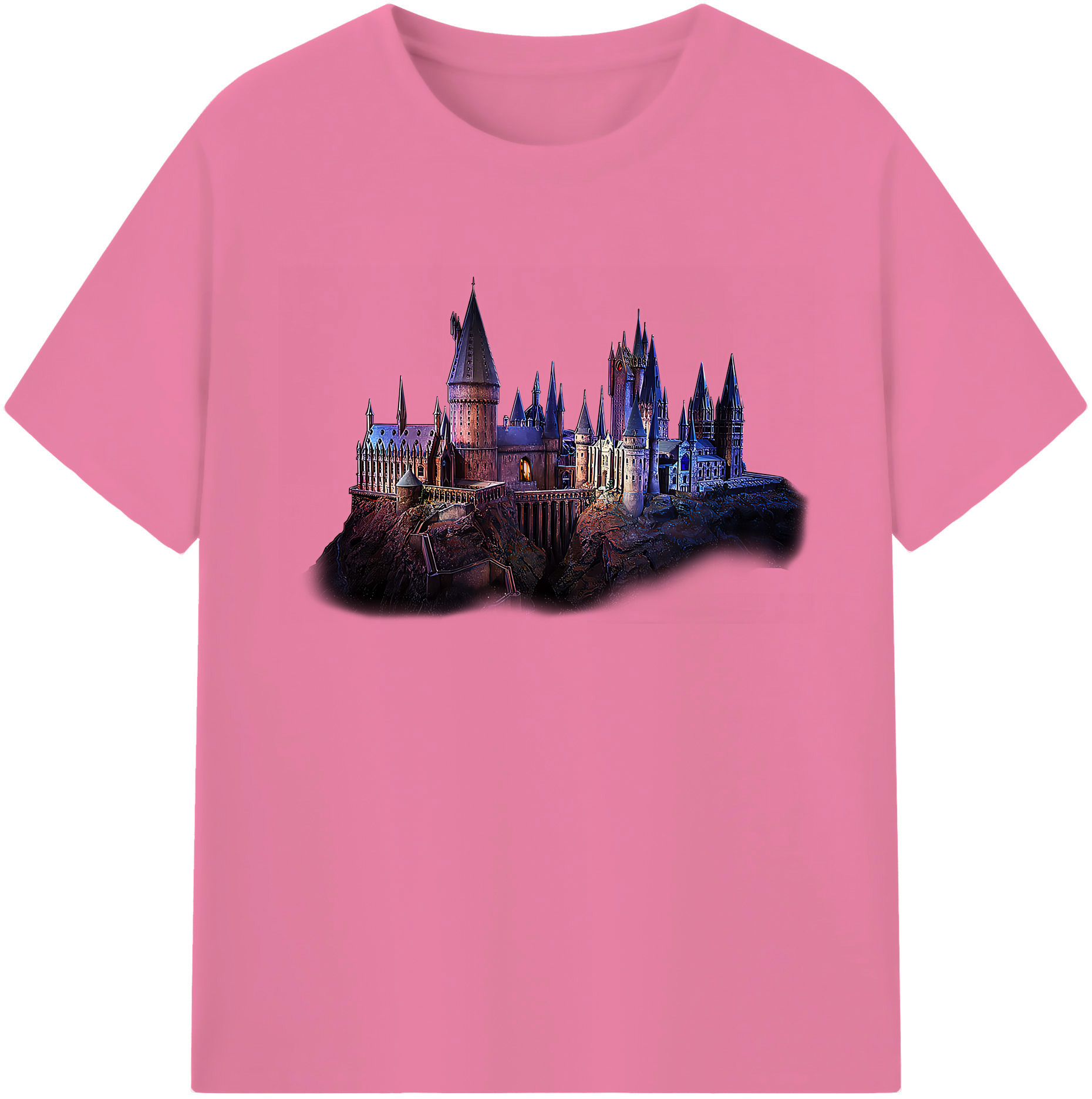 （画像用） Harry Potter ハリー・ポッターシリーズ 綿100％半袖Tシャツ（フロントプリント）